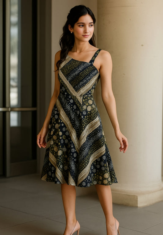 Medallion Print Dress