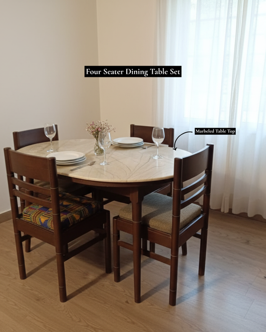 Four Seater Dining Table Set