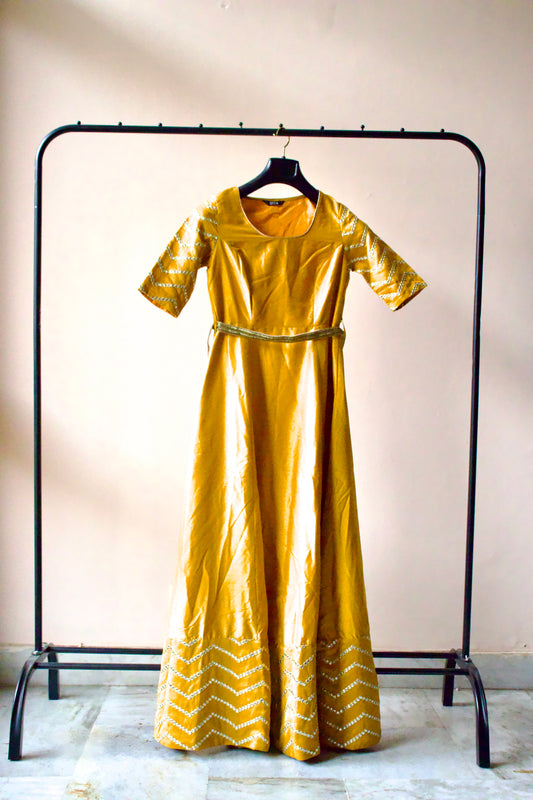 SATIN FABRIC ANARKALI