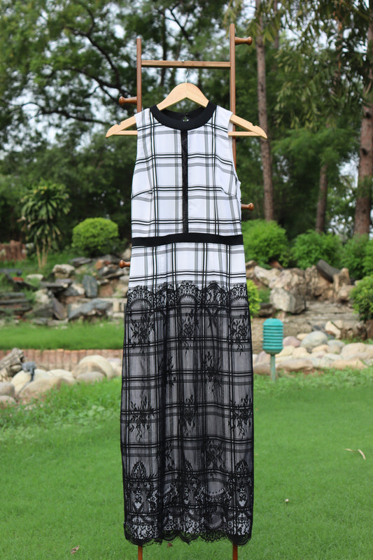 Black and White Maxi Dress from GUESS -LA