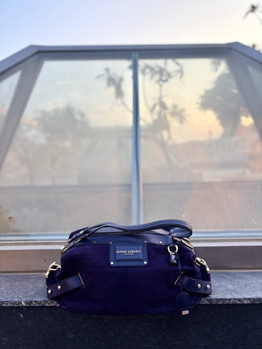 Vintage Versace Blue Bag