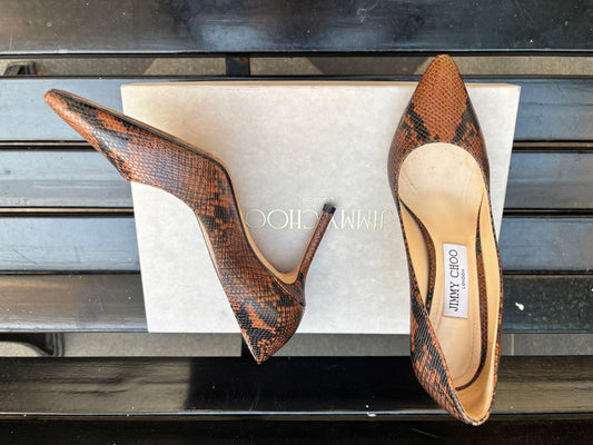 Jimmy Choo Snake Leather heels