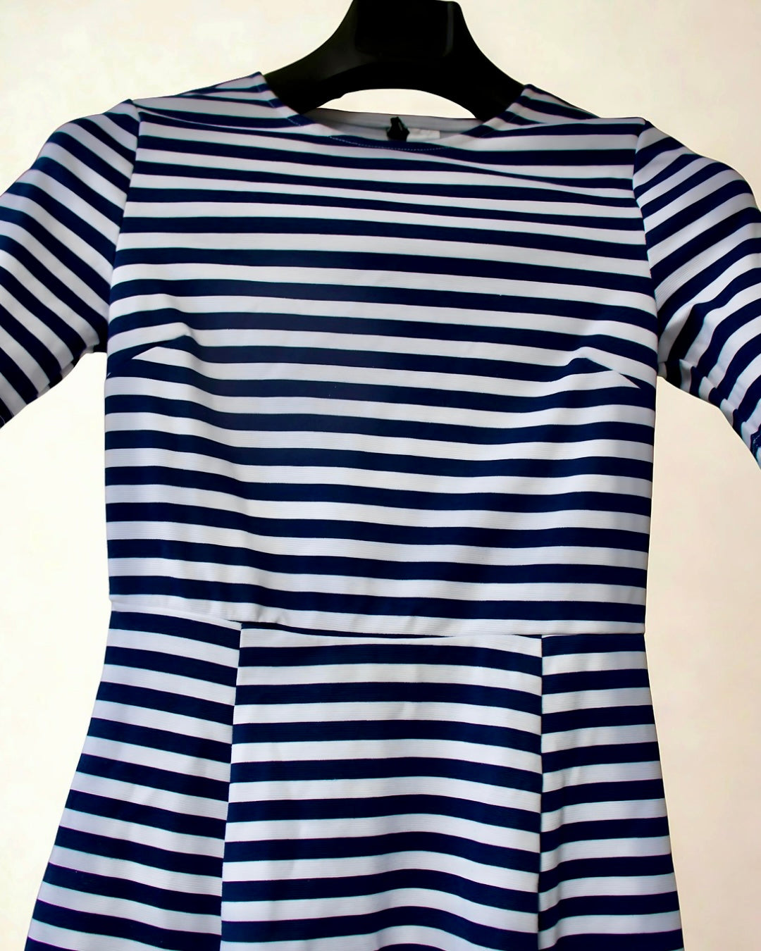 Navy- White Stripe Dress