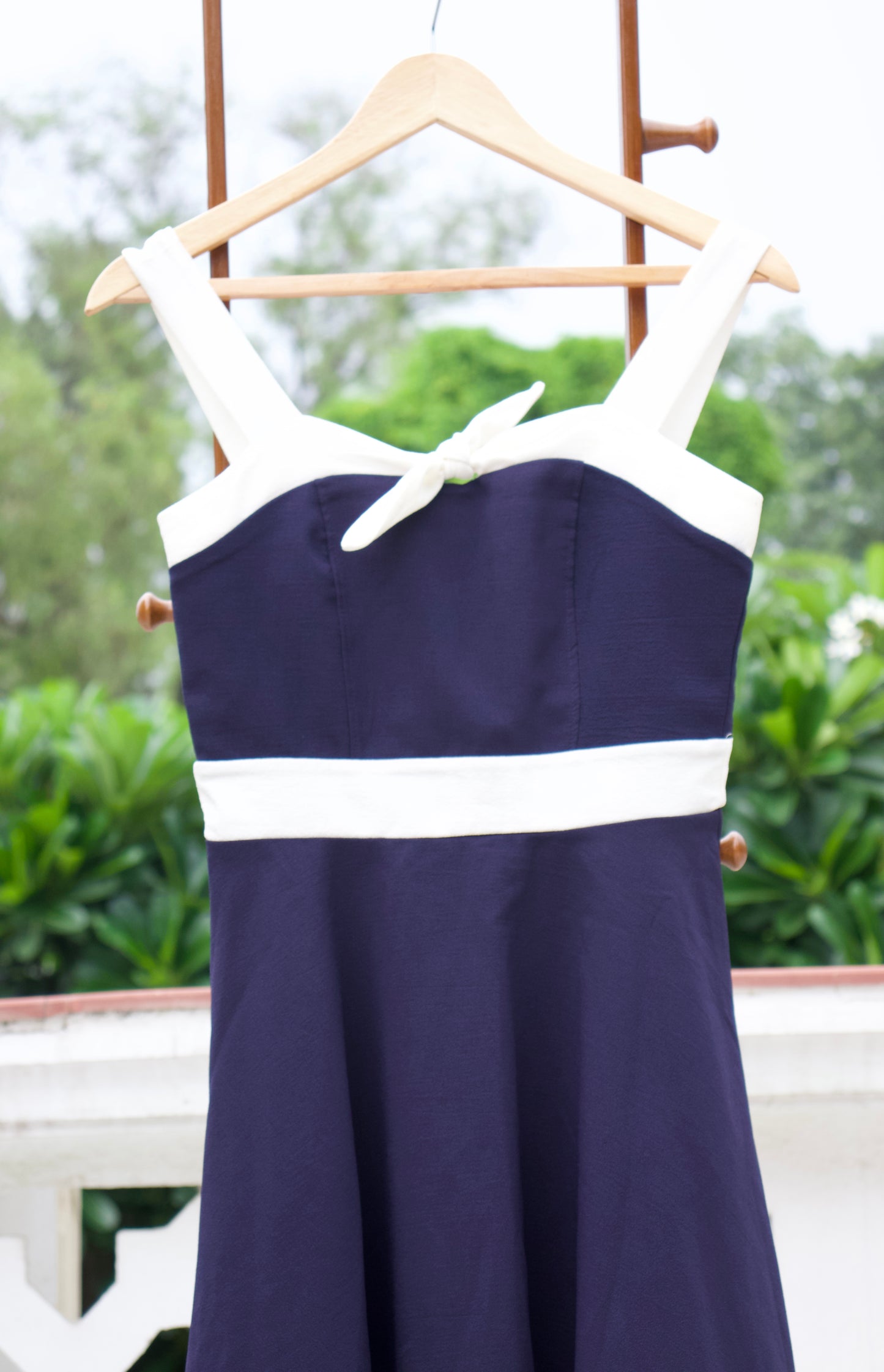 Navy & White Nautical-Inspired Dress